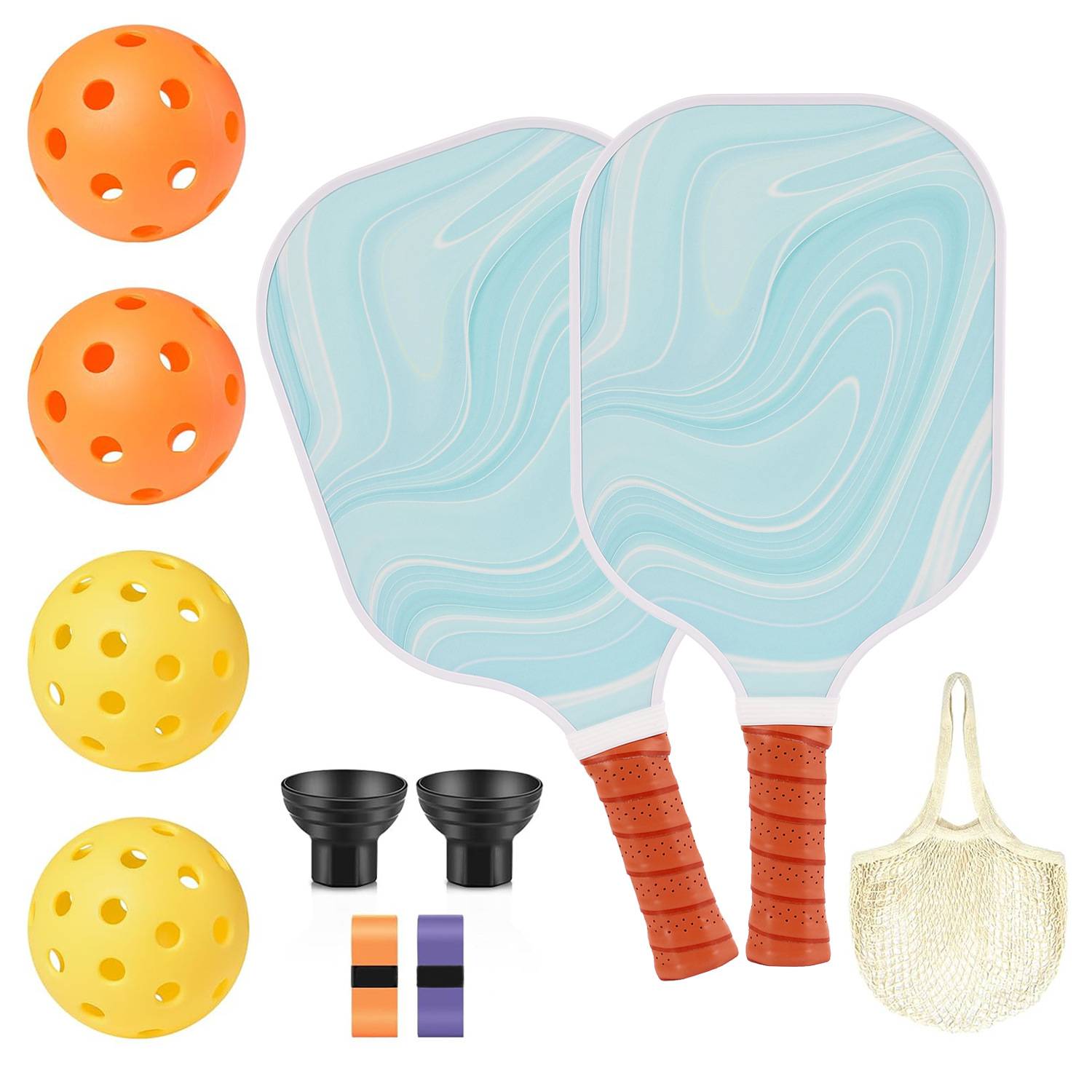 Glass Fiber Poor Size 2 shots +4 ball+2 ball suction vessel+2 hand glue+1 net pocket [Model 6602]